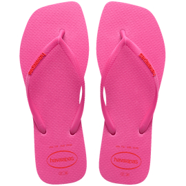Chinelo Feminino Havaianas Slim Square Logo Pop-up Fc - Atacado