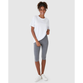 Calça Corsário Básica Malwee Feminina Cós Elástico Algodão 1000040327 - Atacado