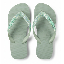 Chinelo Feminino Havaianas Top Glitter Neon - Atacado