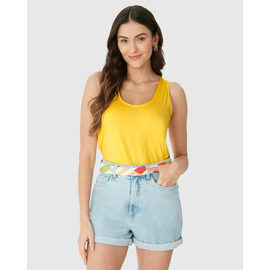 Regata Básica Malwee Feminina Evasê Viscose Stretch 1000132870 - Atacado