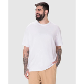 Camiseta Essencial Malwee Masculina Plus Size Algodão 1000137164 - Atacado