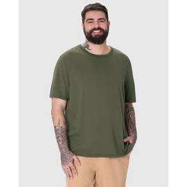Camiseta Essencial Malwee Masculina Plus Size Algodão 1000137164 - Atacado
