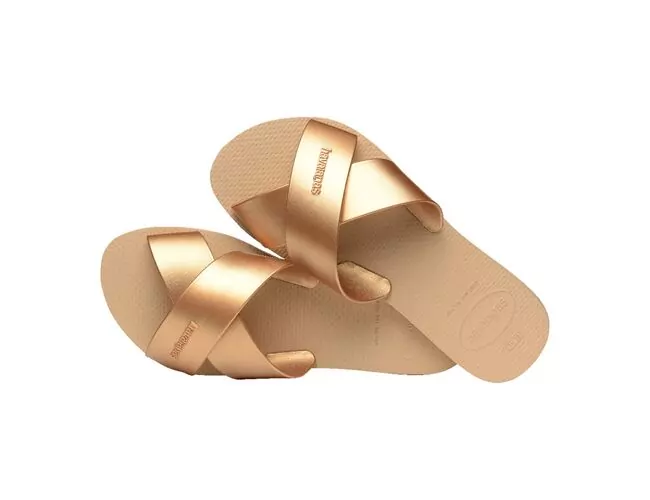 Chinelo Feminino Havaianas Aqua Metallic - Atacado