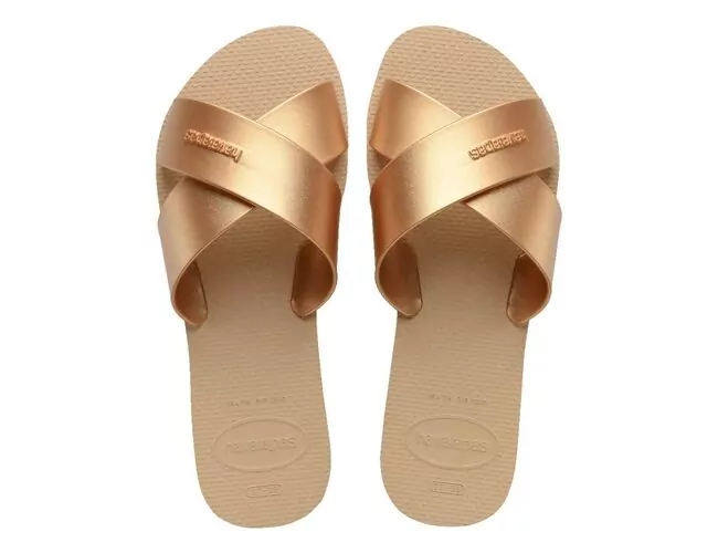 Chinelo Feminino Havaianas Aqua Metallic - Atacado