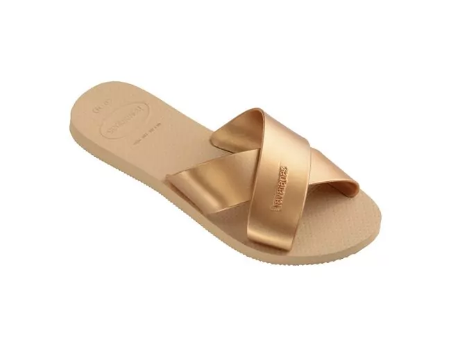 Chinelo Feminino Havaianas Aqua Metallic - Atacado