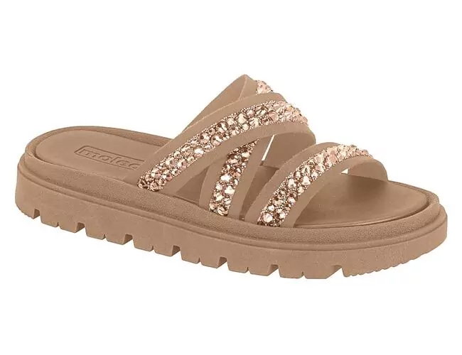 Tamanco Feminino Moleca 5504.108.29184 - Atacado