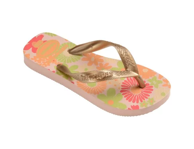 Chinelo Infantil Havaianas Kids Flores - Atacado