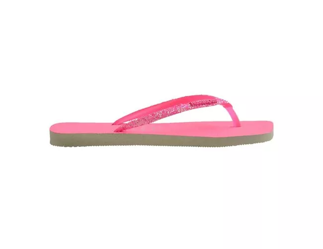Chinelo Feminino Havaianas Slim Square Glitter Neon - Atacado