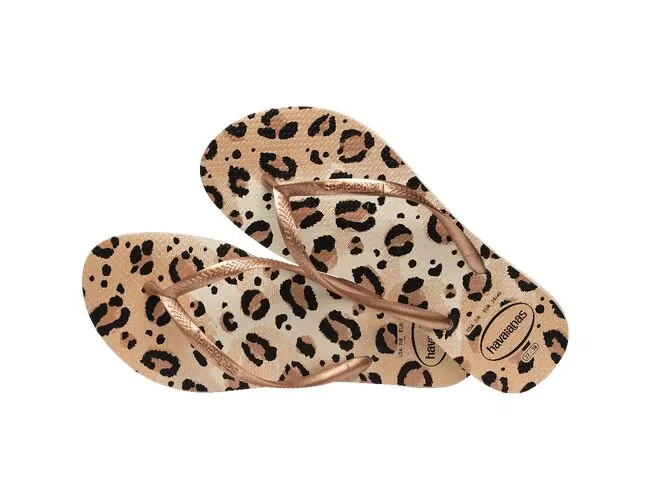 Chinelo Feminino Havaianas Slim Animals - Atacado