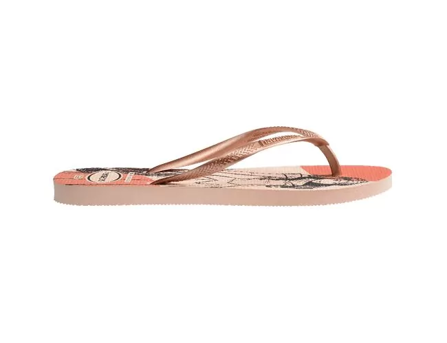 Chinelo Feminino Havaianas Slim Princesas - Atacado
