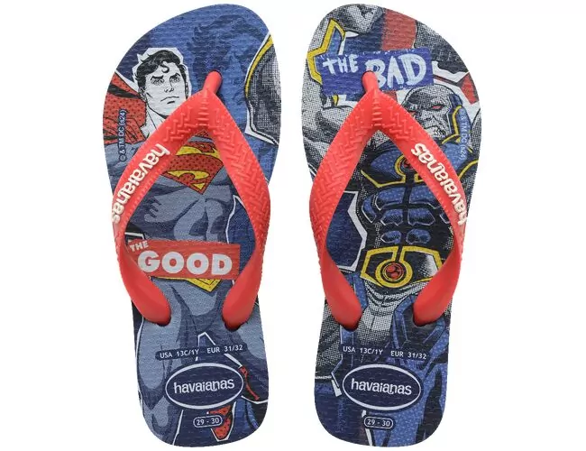Chinelo Infantil Havaianas Kids Hero Dc - Atacado