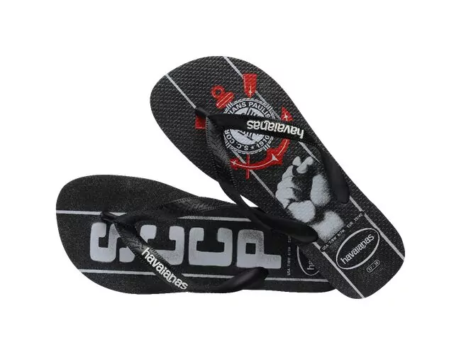 Chinelo Masculino Havaianas Top Times Corinthians - Atacado