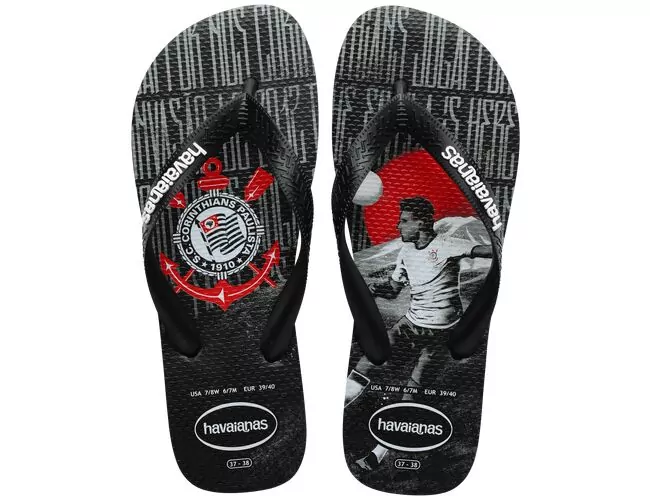 Chinelo Infantil Havaianas Top Times Corinthians - Atacado