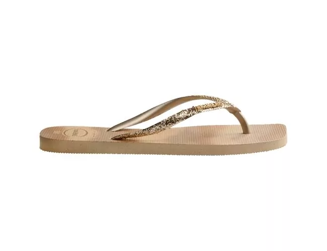 Chinelo Feminino Havaianas Slim Square Glitter Party - Atacado