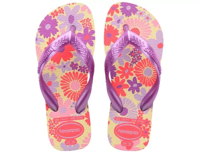 Chinelo Infantil Havaianas Kids Flores - Atacado