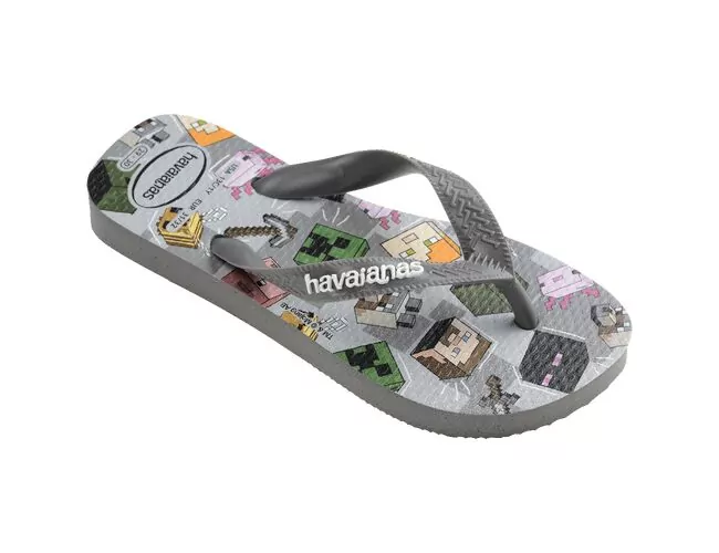 Chinelo infantil Havaianas Kids Minecraft - Atacado