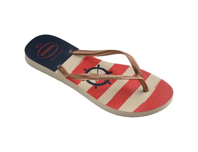 Chinelo Feminino Havaianas Slim Nautical - Atacado