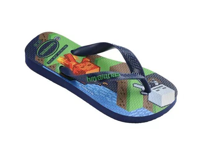 Chinelo Infantil Havaianas Kids Minecraft - Atacado