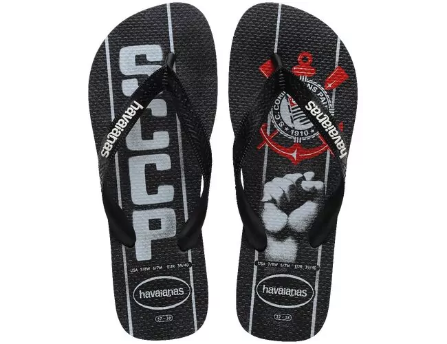 Chinelo Feminino Havaianas Top Times Corinthians - Atacado