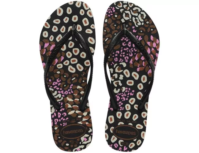 Chinelo Feminino Havaianas Slim Animals - Atacado