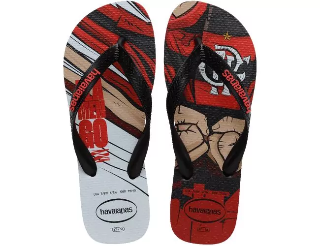 Chinelo Masculino Havaianas Top Times Flamengo - Atacado
