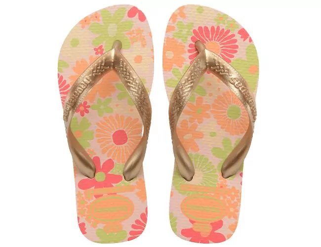 Chinelo Infantil Havaianas Kids Flores - Atacado