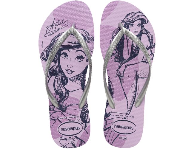 Chinelo Feminino Havaianas Slim Princesas - Atacado
