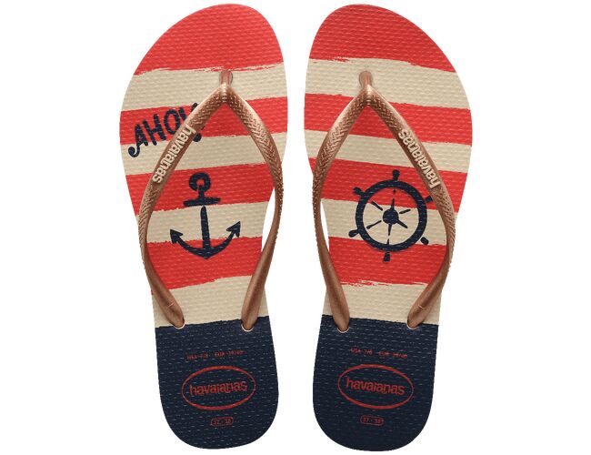 Chinelo Feminino Havaianas Slim Nautical - Atacado