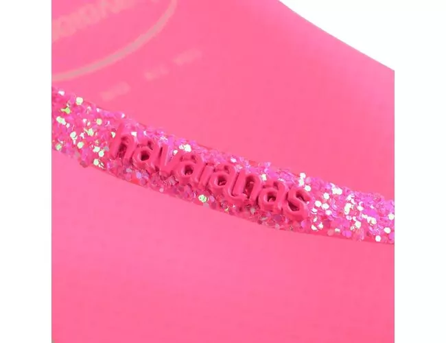 Chinelo Feminino Havaianas Slim Square Glitter Neon - Atacado