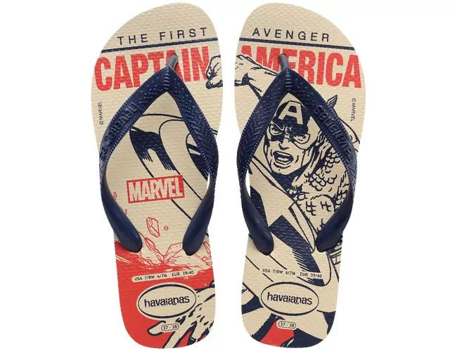 Chinelo Masculino Havaianas Top Marvel Logomania - Atacado