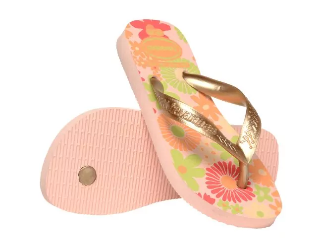 Chinelo Infantil Havaianas Kids Flores - Atacado