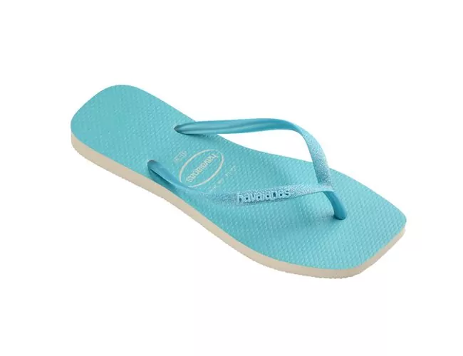Chinelo Feminino Havaianas Slim Square Glitter Neon - Atacado