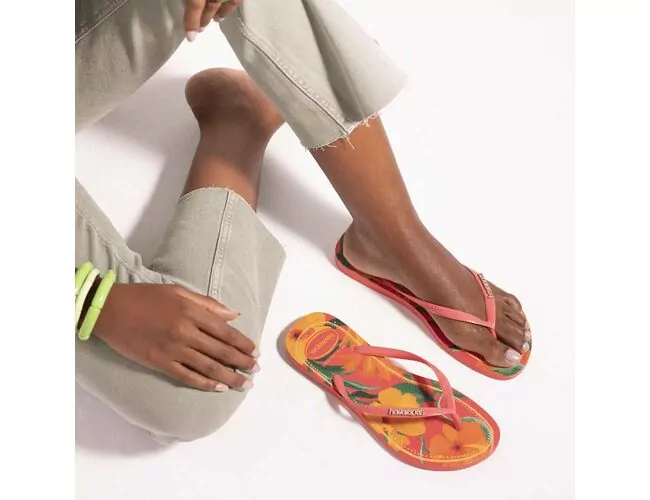 Chinelo Feminino Havaianas Slim Tropical - Atacado