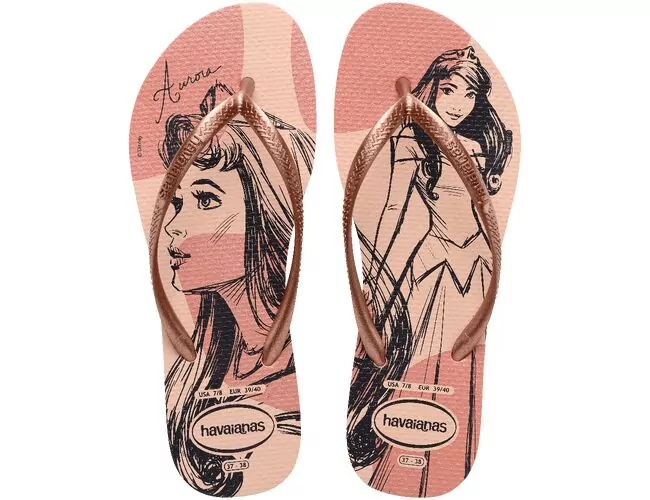 Chinelo Feminino Havaianas Slim Princesas - Atacado