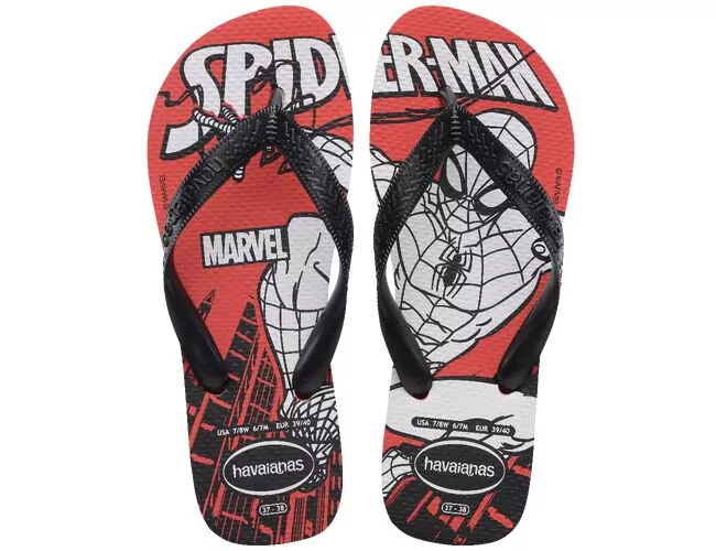 Chinelo Masculino Havaianas Top Marvel Logomania - Atacado