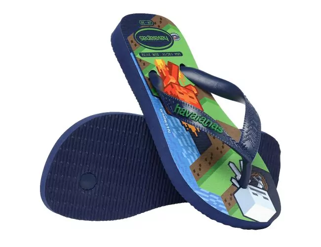 Chinelo Infantil Havaianas Kids Minecraft - Atacado