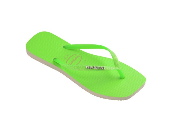 Chinelo Feminino Havaianas Slim Square Glitter Neon - Atacado
