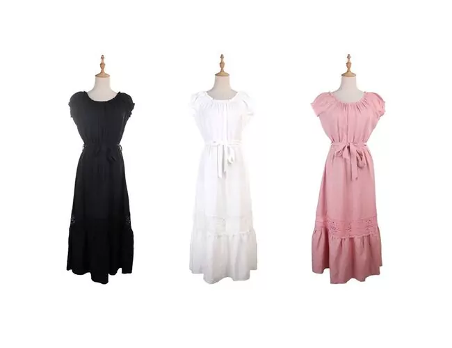 Vestido Feminino Manga curta Midi Facinelli 230243 - Atacado