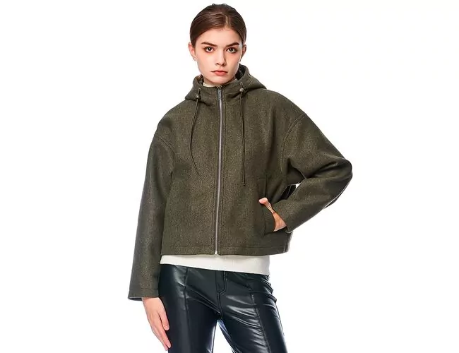 Jaqueta Feminina Casual Com Zíper Facinelli 610262 - Atacado