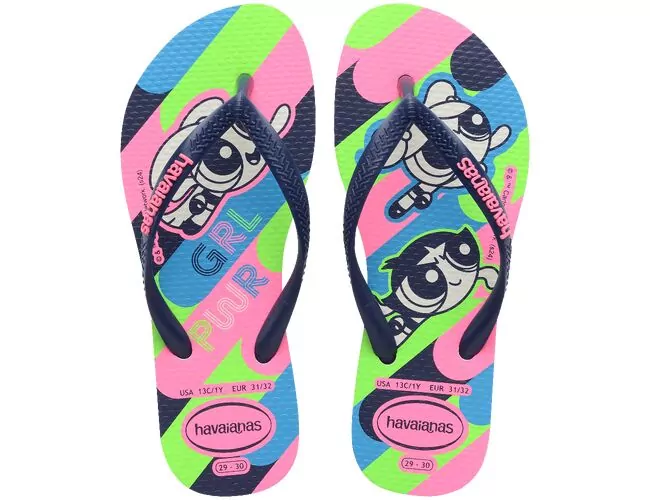Chinelo Infantil Havaianas Kids Slim Powerpuff - Atacado