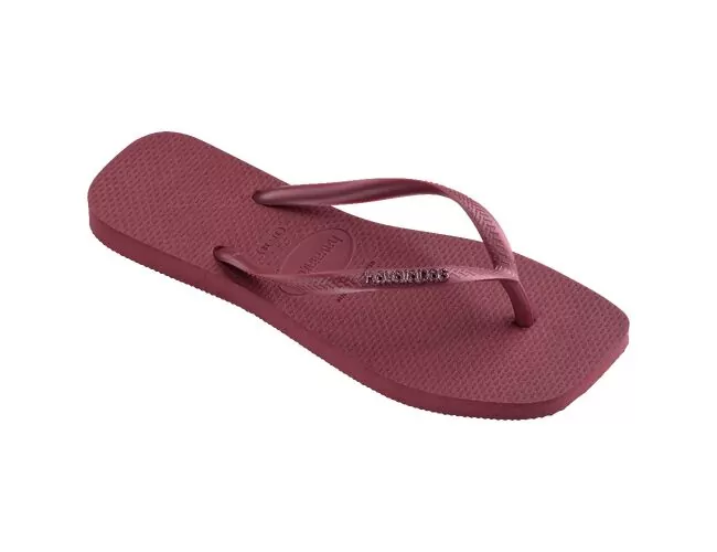 Chinelo Feminino Havaianas Slim Sq Logo Met - Atacado