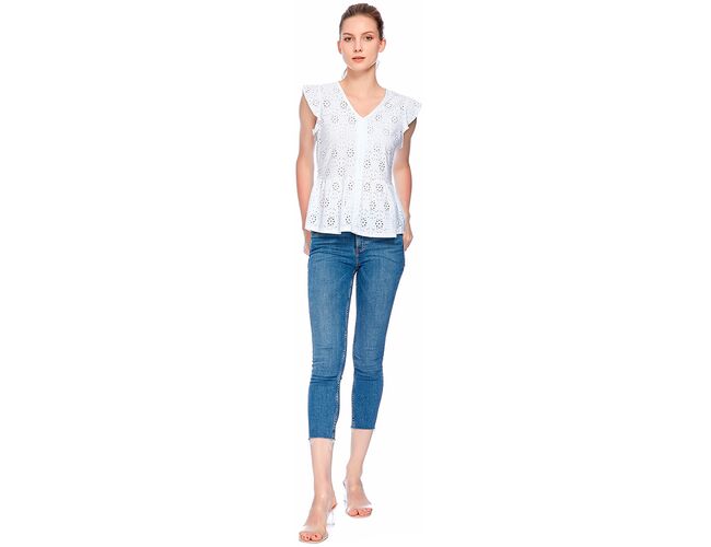 Blusa Bata Feminina Facinelli 220208 - Atacado