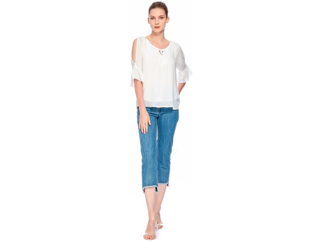 Blusa Bata Feminina Facinelli 220211 - Atacado