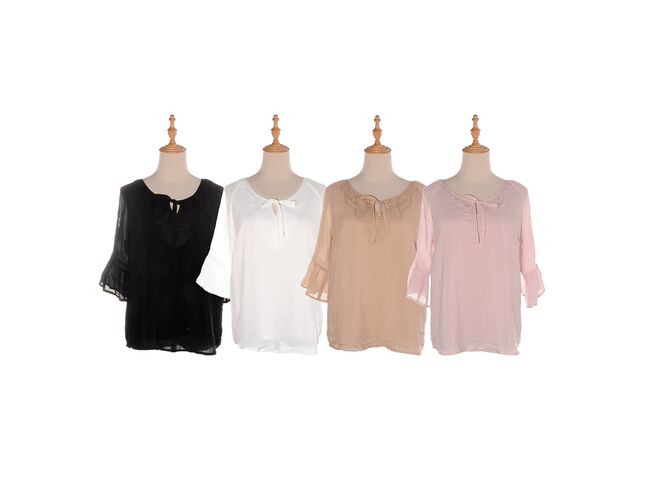 Blusa Bata Feminina Facinelli 220211 - Atacado