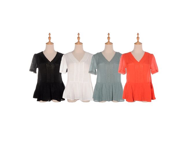 Blusa Bata Feminina Facinelli 220212 - Atacado