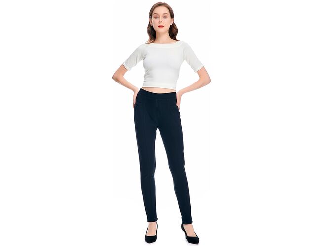 Calça Social Feminina Cintura Alta 240371 - Atacado