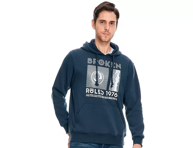 Blusa de Moletom Flanelada Fechada 540391 - Atacado