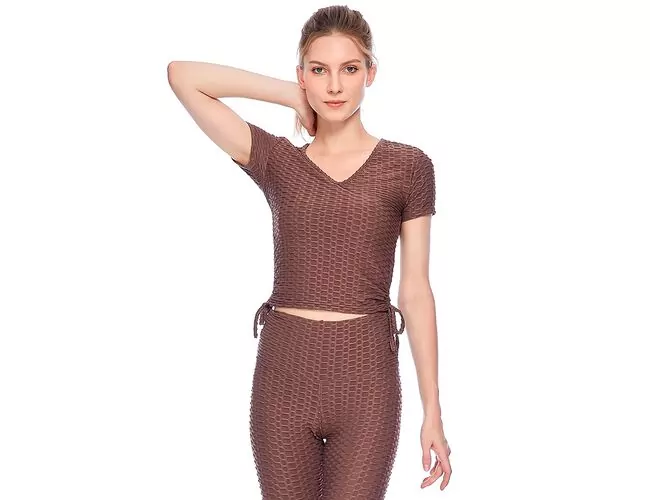 Blusa Manga Curta Fitness Feminina Facinelli 220210 - Atacado