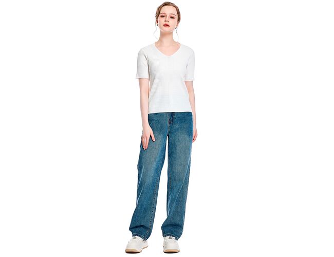 Camiseta feminina manga curta Facinelli 270075 - Atacado
