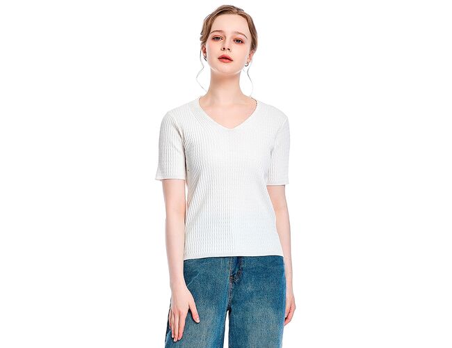 Camiseta feminina manga curta Facinelli 270075 - Atacado